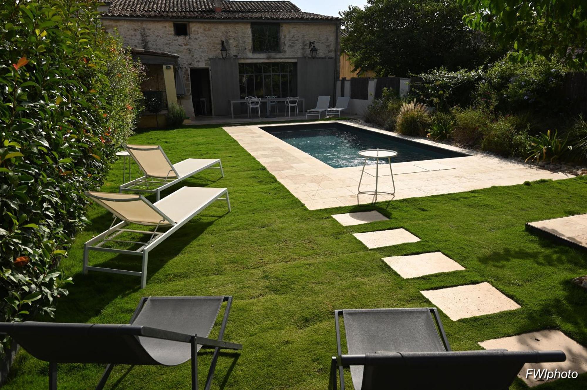 Gite De Charme "Puisneuf" Proche De Uzes Flaux Exterior foto
